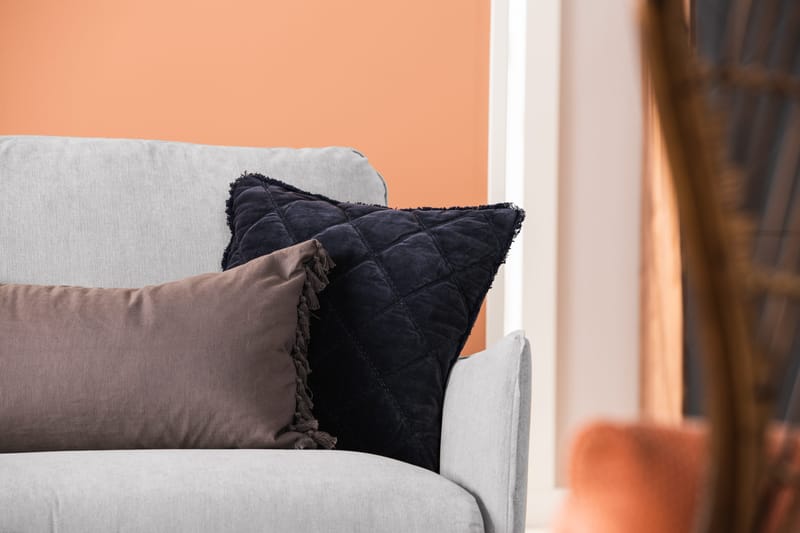 Trend Lyx 6-sits Vändbar L-formad Hörnsoffa i Tyg - Ljusgrå - Möbler - Vardagsrum - Soffor - Hörnsoffor