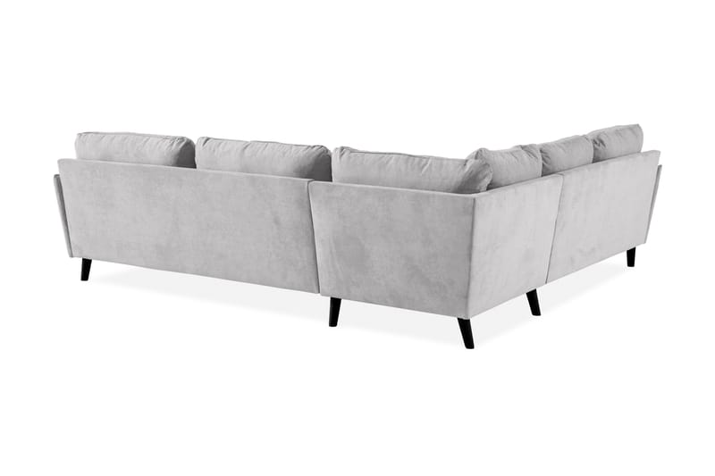Trend Lyx 6-sits Vändbar L-formad Hörnsoffa i Tyg - Ljusgrå - Möbler - Vardagsrum - Soffor - Hörnsoffor