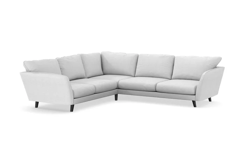 Trend Lyx 6-sits Vändbar L-formad Hörnsoffa i Tyg - Ljusgrå - Möbler - Vardagsrum - Soffor - Hörnsoffor