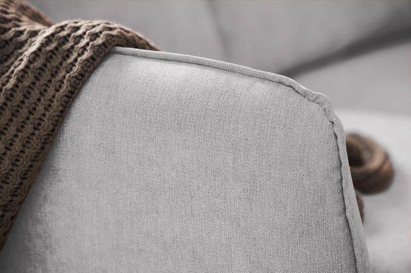 Trend Lyx 6-sits Vändbar L-formad Hörnsoffa i Tyg - Ljusgrå - Möbler - Vardagsrum - Soffor - Hörnsoffor