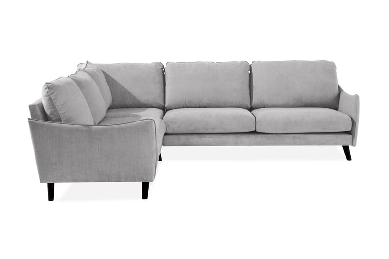 Trend Lyx 6-sits Vändbar L-formad Hörnsoffa i Tyg - Ljusgrå - Möbler - Vardagsrum - Soffor - Hörnsoffor