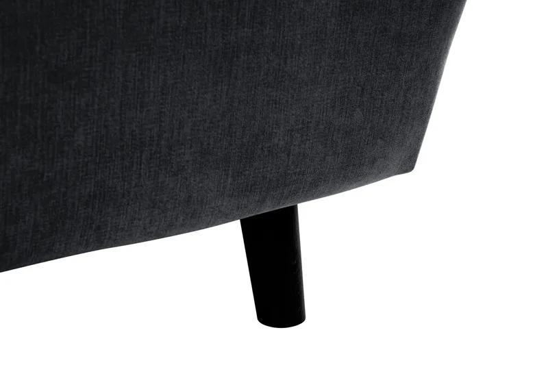 Trend Lyx 6-sits Vändbar L-formad Hörnsoffa i Tyg - Mörkgrå - Möbler - Vardagsrum - Soffor - Hörnsoffor