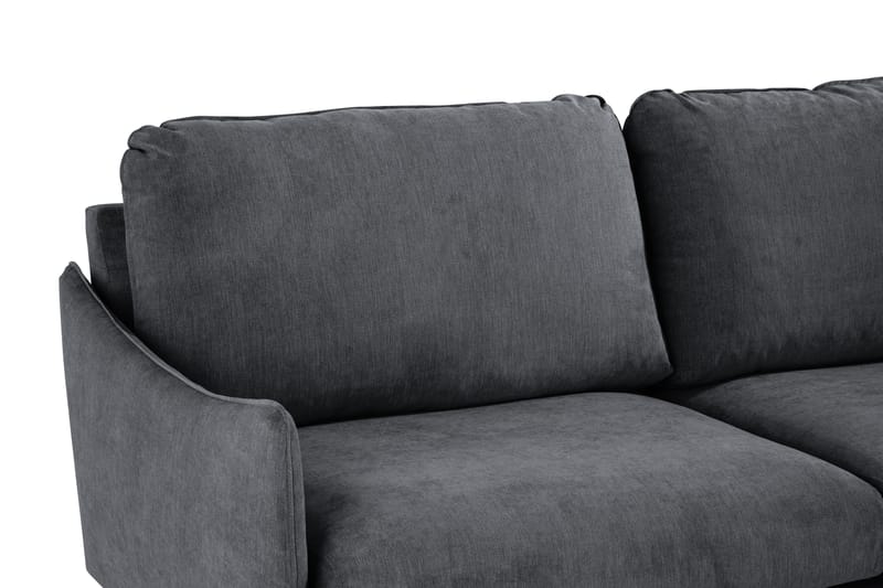 Trend Lyx Hörnsoffa Vändbar - Mörkgrå/Svart - Möbler - Vardagsrum - Soffor - Hörnsoffor