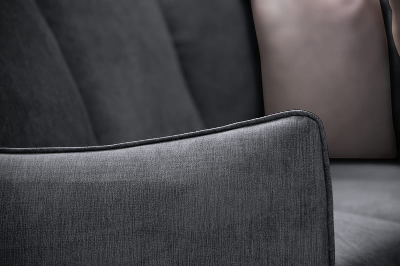 Trend Lyx Hörnsoffa Vändbar - Mörkgrå/Svart - Möbler - Vardagsrum - Soffor - Hörnsoffor