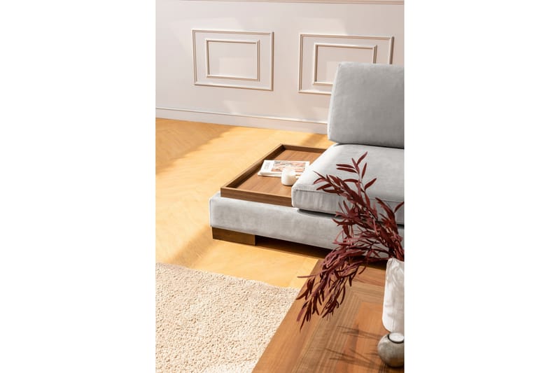 Tulima Soffa med Schäslong Höger - Ljusgrå/Natur - Möbler - Vardagsrum - Soffor - Hörnsoffor