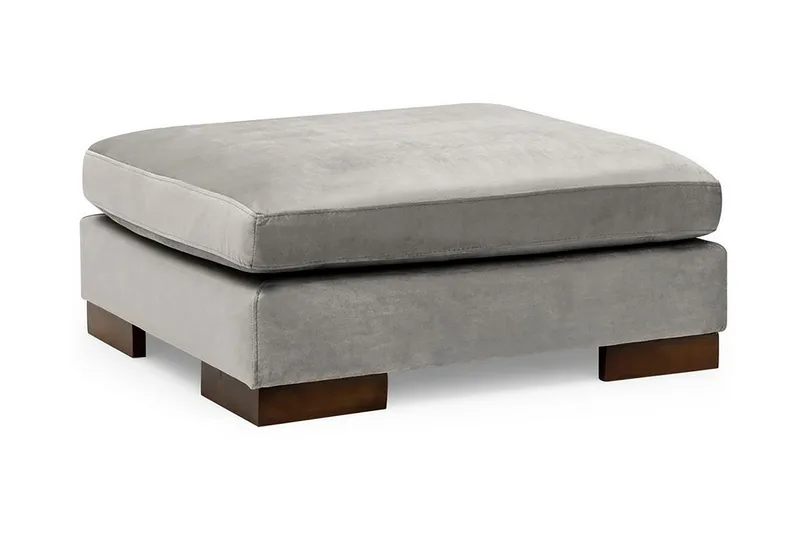 Tulima Soffa med Schäslong m Pall Höger - Ljusgrå/Natur - Möbler - Vardagsrum - Soffor - Hörnsoffor