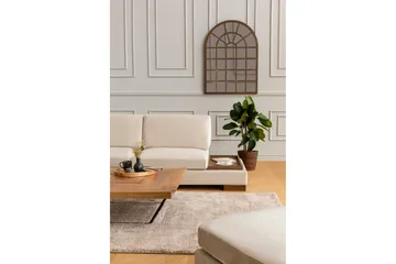 Tulima Soffa med Schäslong m Pall Vänster - Beige/Natur - Möbler - Vardagsrum - Soffor - Hörnsoffor
