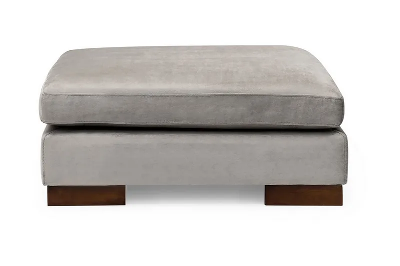 Tulima Soffa med Schäslong m Pall Höger - Ljusgrå/Natur - Möbler - Vardagsrum - Soffor - Hörnsoffor