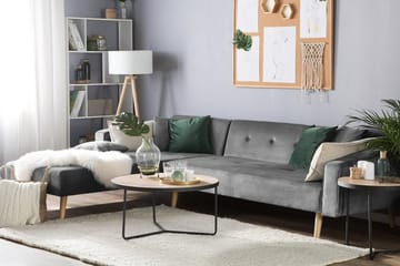 Vadso Hörnsoffa 303 cm - Grå - Möbler - Vardagsrum - Bäddsoffor - Bäddsoffa divan