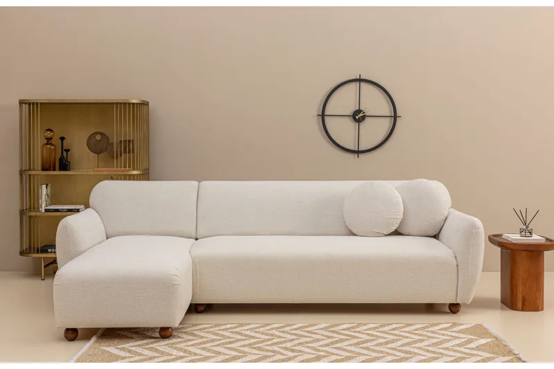 Whitecliffs Divansoffa 3-sits - Vit - Möbler - Vardagsrum - Soffor - Divansoffa & schäslong