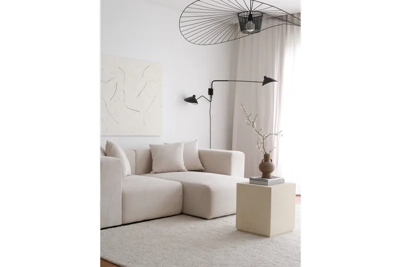 Yolo Hörnsoffa 2-sits - Vit - Möbler - Vardagsrum - Soffor - Hörnsoffor