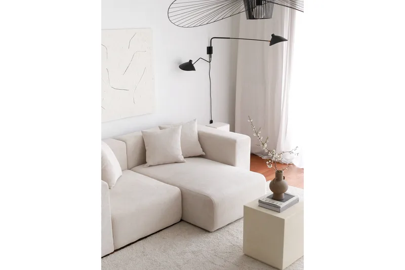 Yolo Hörnsoffa 2-sits - Vit - Möbler - Vardagsrum - Soffor - Hörnsoffor