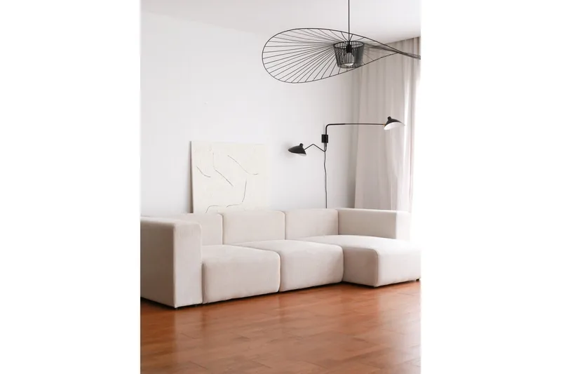 Yolo Hörnsoffa 4-sits - Vit - Möbler - Vardagsrum - Soffor - Hörnsoffor