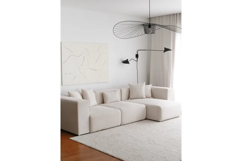 Yolo Hörnsoffa 4-sits - Vit - Möbler - Vardagsrum - Soffor - Hörnsoffor