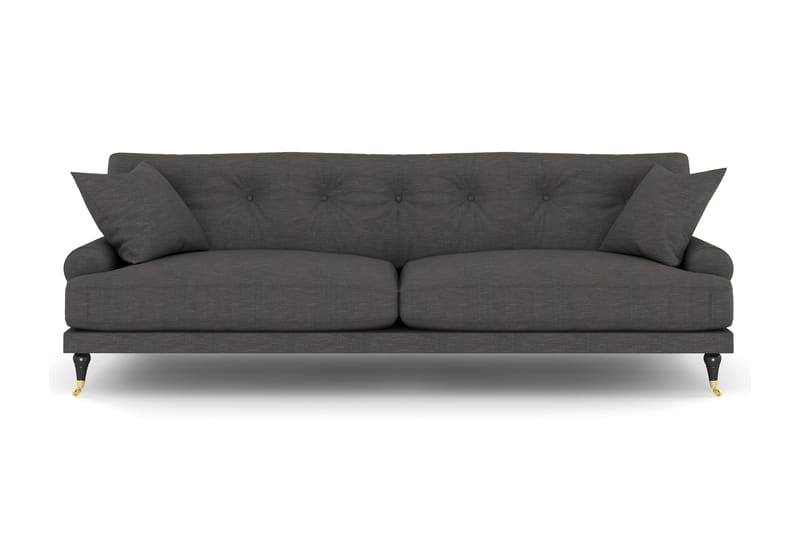 Andrew 3-sits Tygsoffa - Mörkgrå - Möbler - Vardagsrum - Soffor - Howardsoffor