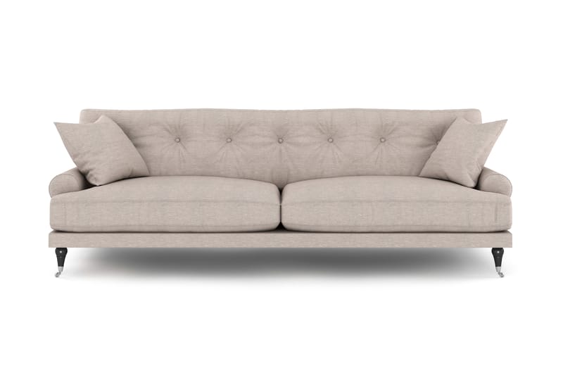 ANTHONY 3-sits Soffa Beige/Krom - Möbler - Vardagsrum - Soffor - Howardsoffor