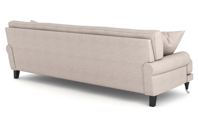 ANTHONY 3-sits Soffa Beige/Krom - Howardsoffor - 3-sits soffor