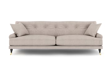 ANTHONY 3-sits Soffa Beige/Mässing