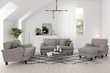 Howard Classic 2-sits Tygsoffa - Beige / Grå - Möbler - Vardagsrum - Soffor - Howardsoffor