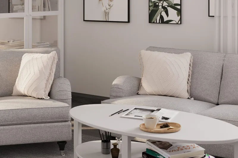 Howard Classic 2-sits Tygsoffa - Grå - Möbler - Vardagsrum - Soffor - Howardsoffor