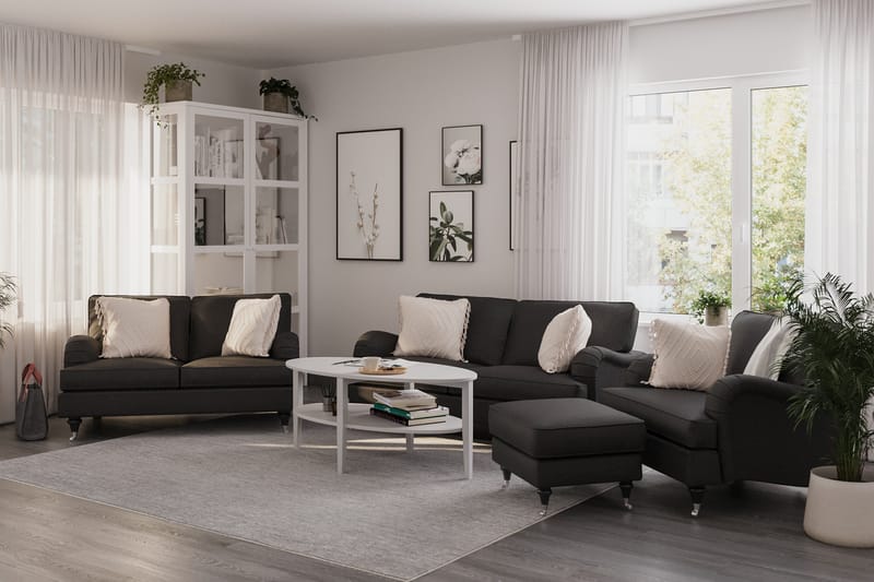 Howard Classic 2-sits Tygsoffa - Mörkgrå - Möbler - Vardagsrum - Soffor - Howardsoffor