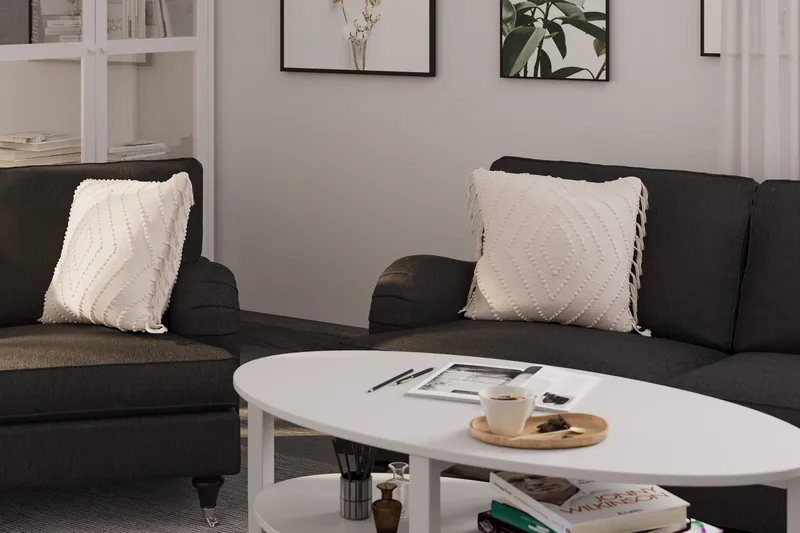 Howard Classic 2-sits Tygsoffa - Mörkgrå - Möbler - Vardagsrum - Soffor - Howardsoffor