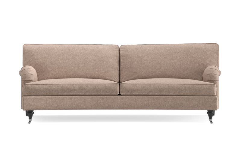 HOWARD Classic 2,5-sits Soffa Svängd - Mörkbeige - Howardsoffor - 3-sits soffor