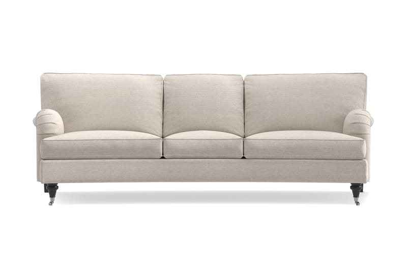 HOWARD Classic 3-sits Soffa Svängd - Beige - Howardsoffor - 3-sits soffor