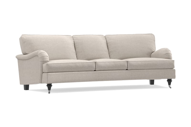 HOWARD Classic 3-sits Soffa Svängd - Beige - Howardsoffor - 3-sits soffor