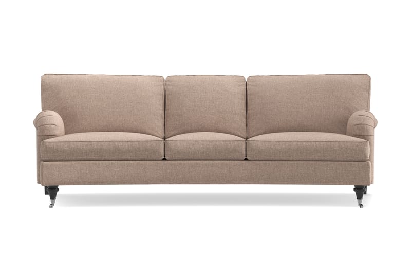 HOWARD Classic 3-sits Soffa Svängd - Mörkbeige - Howardsoffor - 3-sits soffor