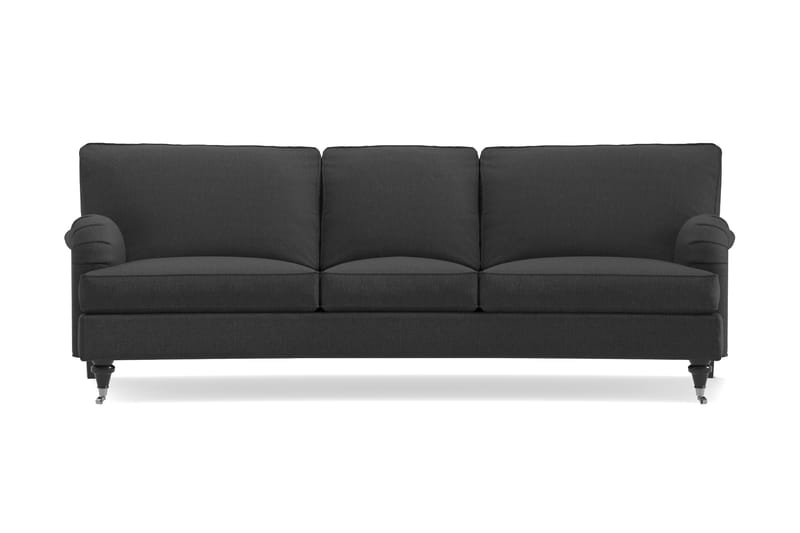 HOWARD Classic 3-sits Soffa Svängd - Mörkgrå - Howardsoffor - 3-sits soffor