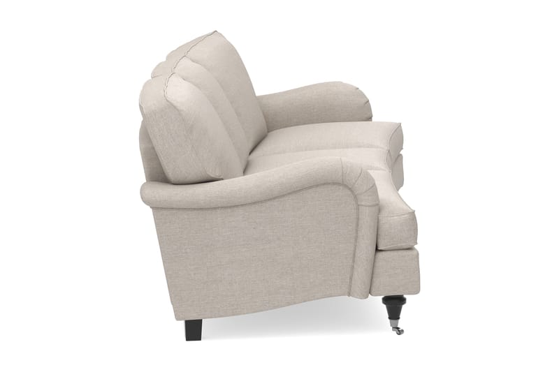 Howard Classic 3-sits Svängd Tygsoffa - Beige - Möbler - Vardagsrum - Soffor - Howardsoffor