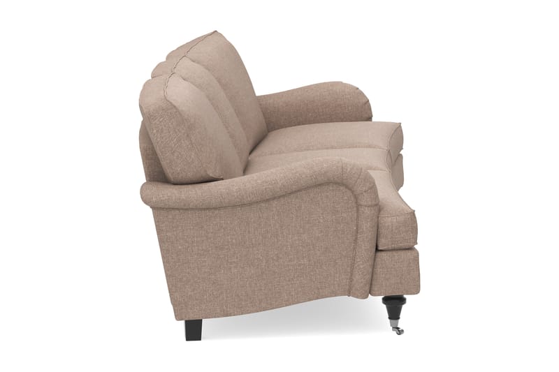 Howard Classic 3-sits Svängd Tygsoffa - Mörkbeige - Möbler - Vardagsrum - Soffor - Howardsoffor