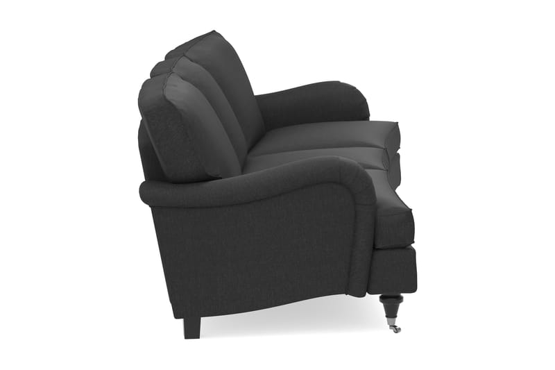 Howard Classic 3-sits Svängd Tygsoffa - Mörkgrå - Möbler - Vardagsrum - Soffor - Howardsoffor