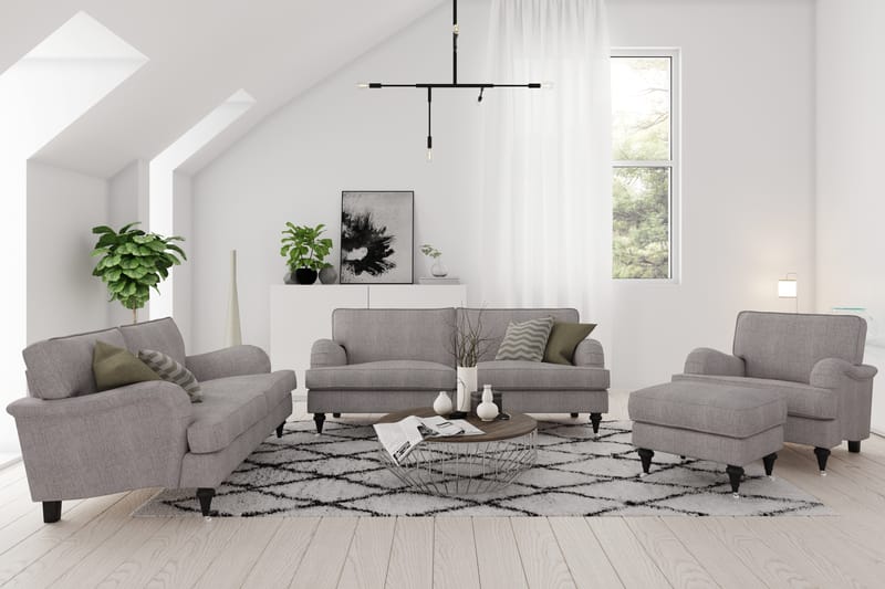 Howard Classic 3-sits Tygsoffa - Beige / Grå - Möbler - Vardagsrum - Soffor - Howardsoffor