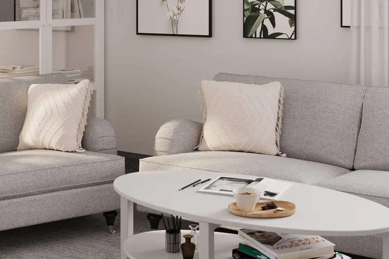 Howard Classic 3-sits Tygsoffa - Grå - Möbler - Vardagsrum - Soffor - Howardsoffor