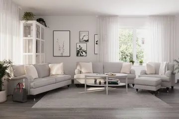 Howard Classic 3-sits Tygsoffa - Grå - Möbler - Vardagsrum - Soffor - Howardsoffor