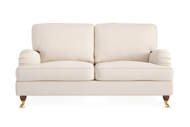 Howard Lyx 2-sits Manchestersoffa - Beige - Möbler - Vardagsrum - Soffor - Howardsoffor