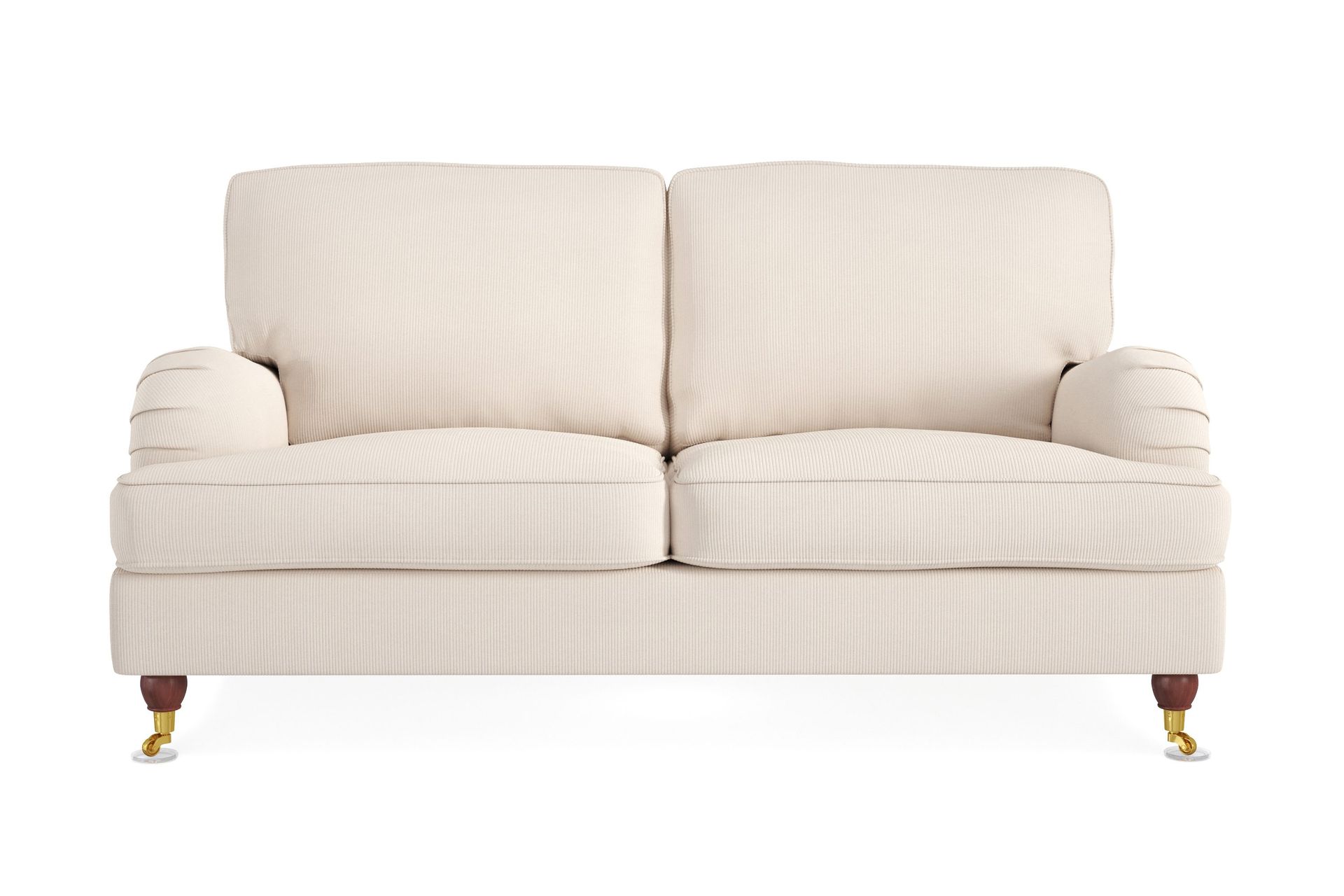 howard lyx 2-sits manchestersoffa - beige