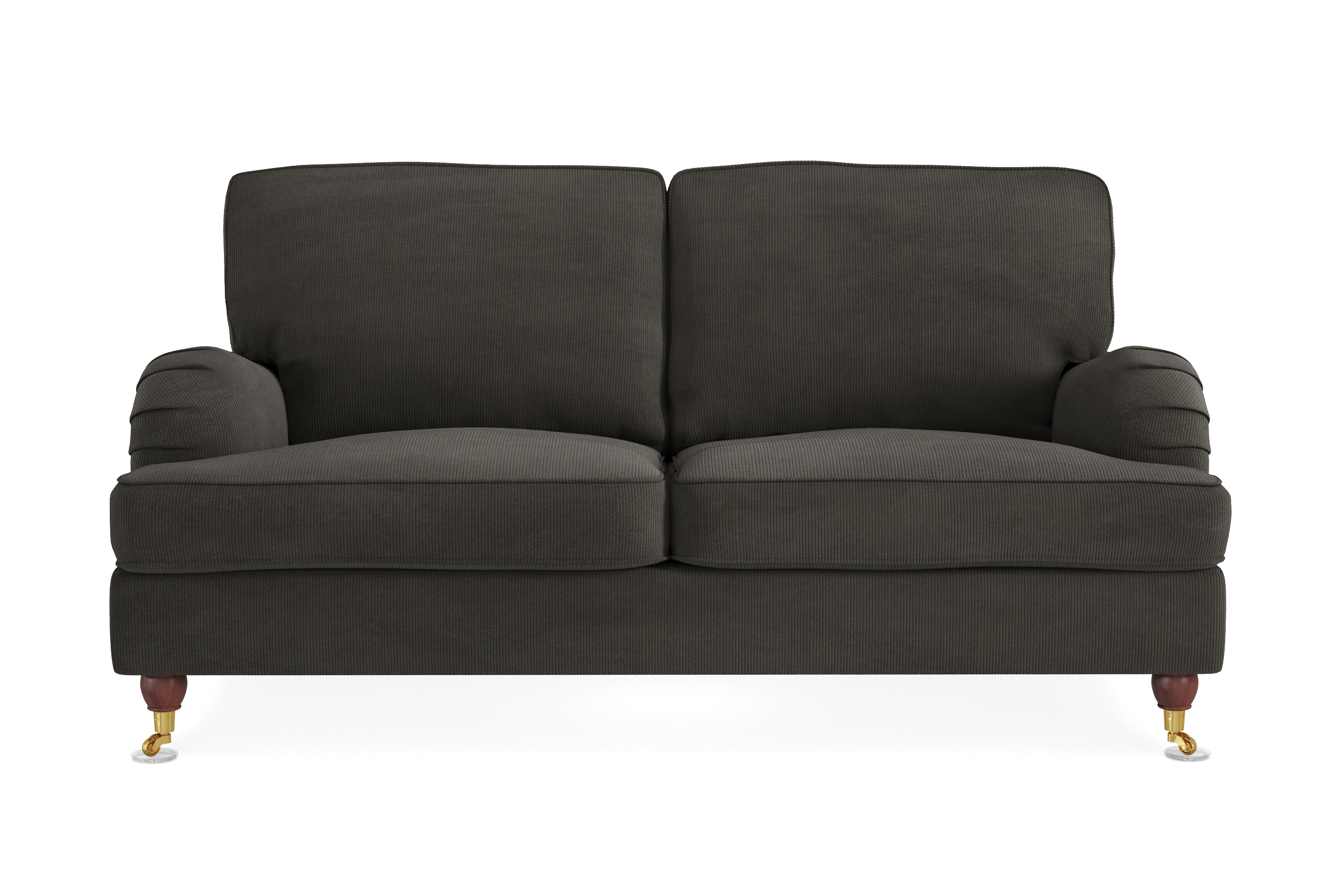 howard lyx 2-sits manchestersoffa - mörkgrå