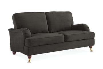 Howard Lyx 2-sits Manchestersoffa - Mörkgrå - Möbler - Vardagsrum - Soffor - Howardsoffor