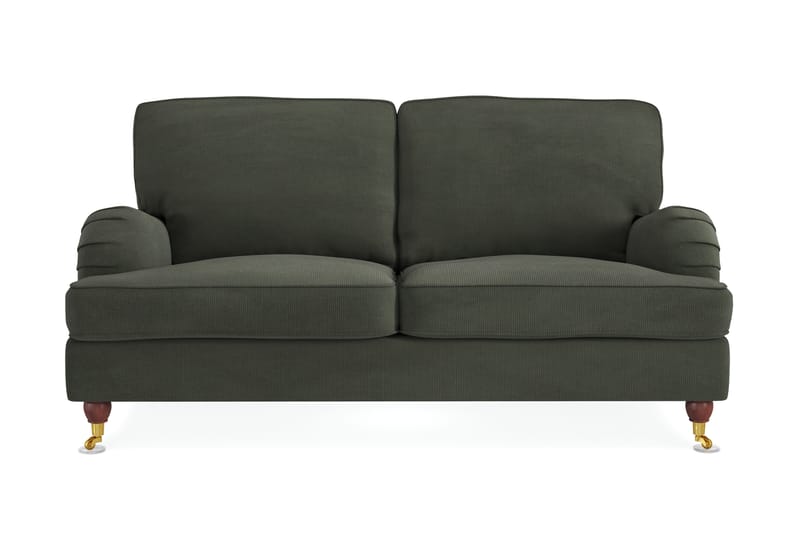 Howard Lyx 2-sits Manchestersoffa - Mörkgrön - Möbler - Vardagsrum - Soffor - Howardsoffor