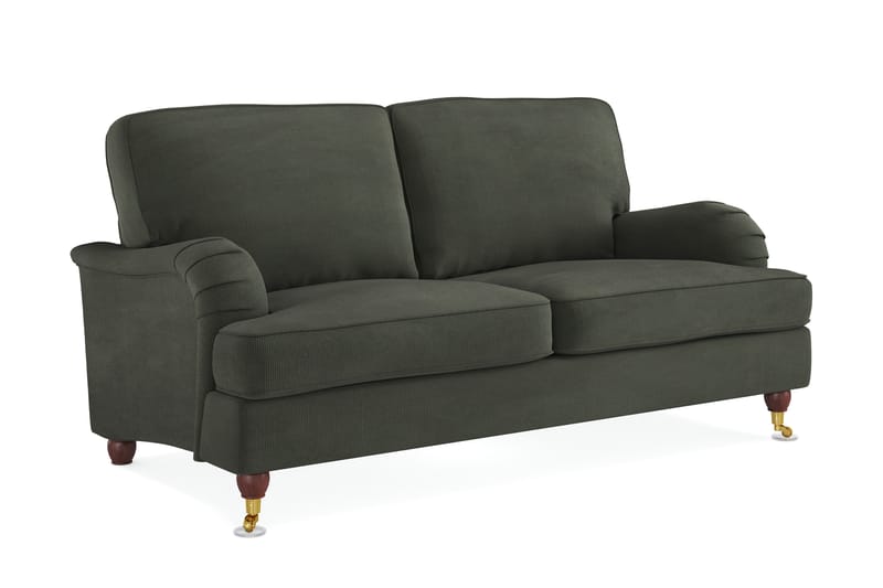 Howard Lyx 2-sits Manchestersoffa - Mörkgrön - Möbler - Vardagsrum - Soffor - Howardsoffor