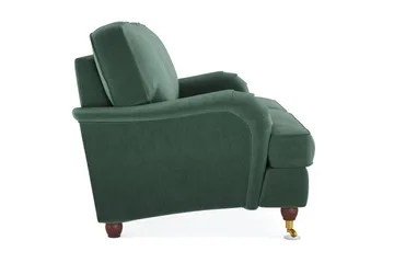 Howard Lyx 2-sits Sammetssoffa - Mörkgrön - Möbler - Vardagsrum - Soffor - Howardsoffor