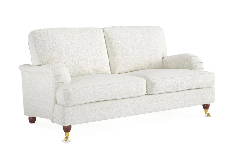 Howard Lyx 2-sits Soffa i Bouclé - Vit - Möbler - Vardagsrum - Soffor - Howardsoffor