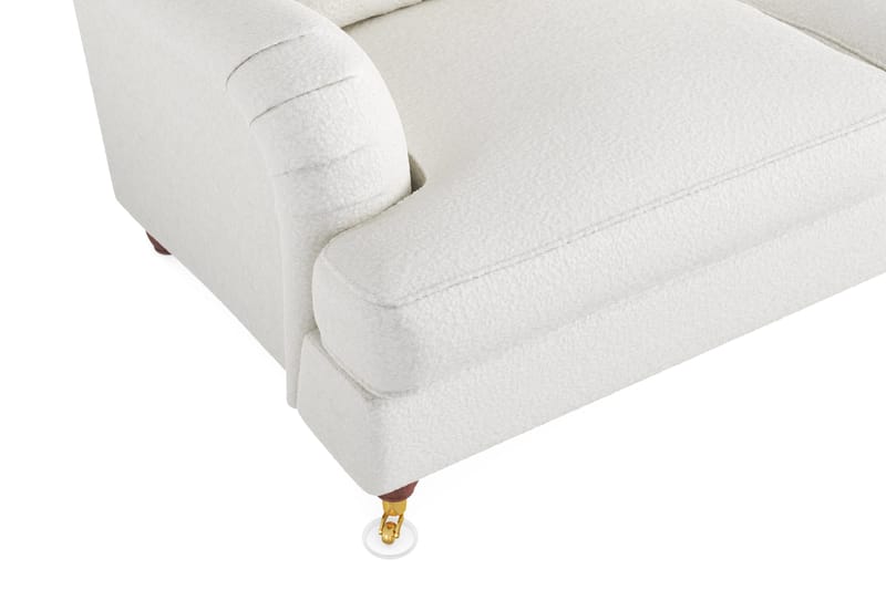 Howard Lyx 2-sits Soffa i Bouclé - Vit - Möbler - Vardagsrum - Soffor - Howardsoffor