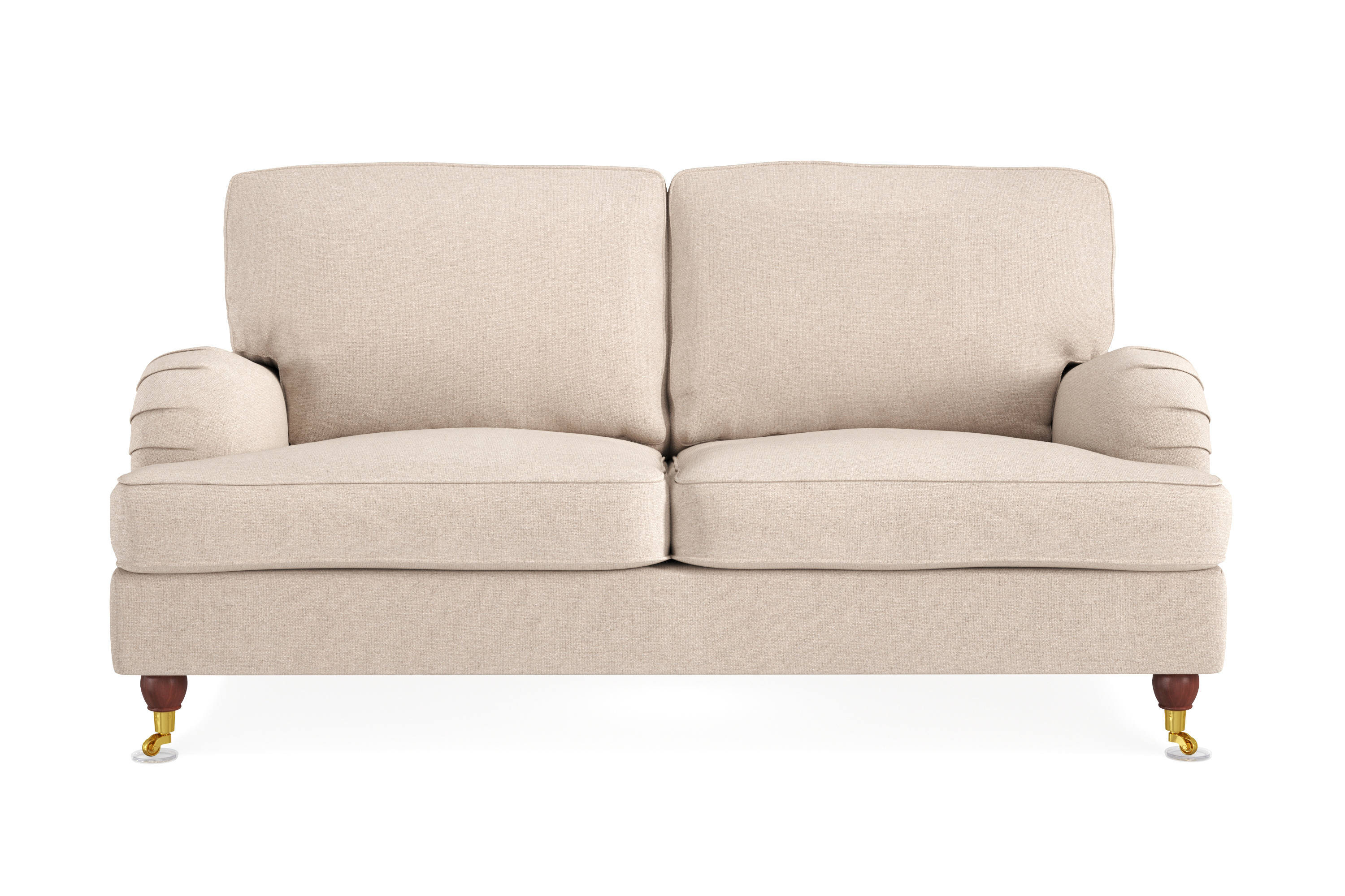 howard lyx 2-sits tygsoffa - beige