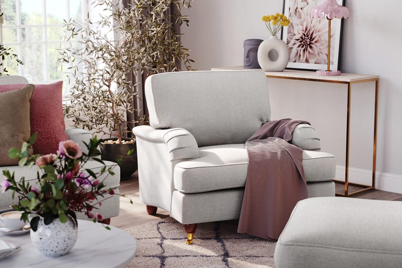 Howard Lyx 2-sits Tygsoffa - Ljusgrå - Möbler - Vardagsrum - Soffor - Howardsoffor