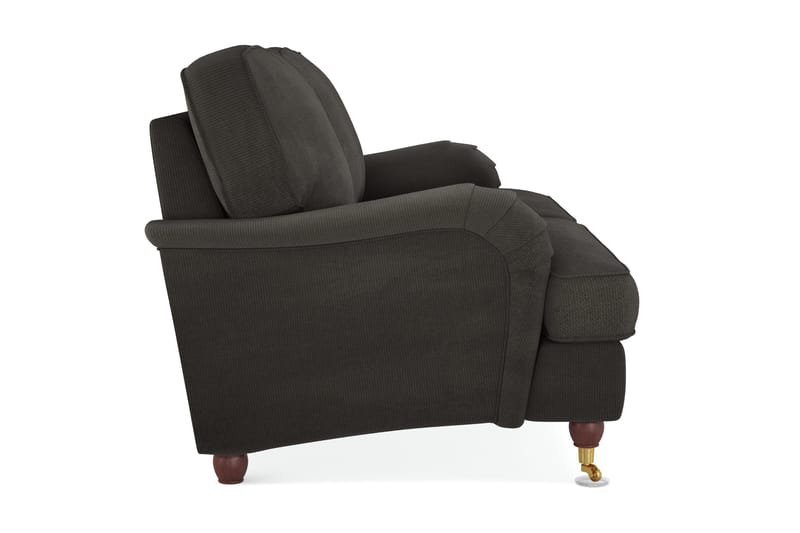 Howard Lyx 3-sits Manchestersoffa - Mörkgrå - Möbler - Vardagsrum - Soffor - Howardsoffor