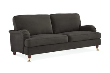 Howard Lyx 3-sits Manchestersoffa - Mörkgrå - Möbler - Vardagsrum - Soffor - Howardsoffor